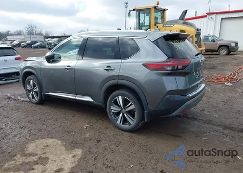 2021 Nissan Rogue Sl Intelligent Awd z USA, uszkodzony, nr VIN 5N1AT3CB9MC844564